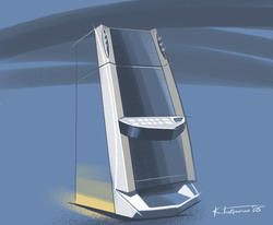 The case for a slot machine.All for a gaming .